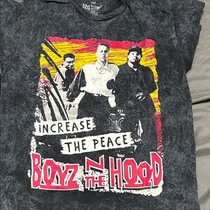 Boyz n the Hood Increase the Peace Graphic Tee - Charcoal